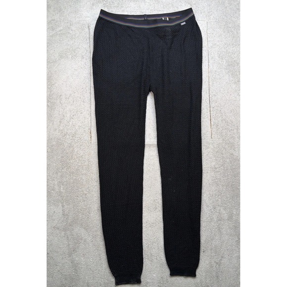 Patagonia Capilene Air Base Layer Bottoms Merino Wool Mens XL Black Thermal